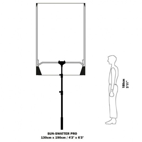 Sun-Swatter Pro ohne Bespannung