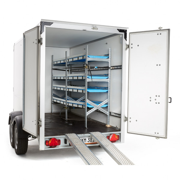 Anhänger Kofferaufbau - Tandemachse 1,8 T Zuladung